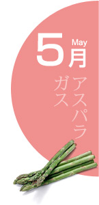 5月:アスパラガス